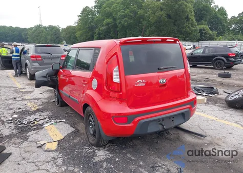 2013 Kia Soul z USA, uszkodzony, nr VIN KNDJT2A58D7500356